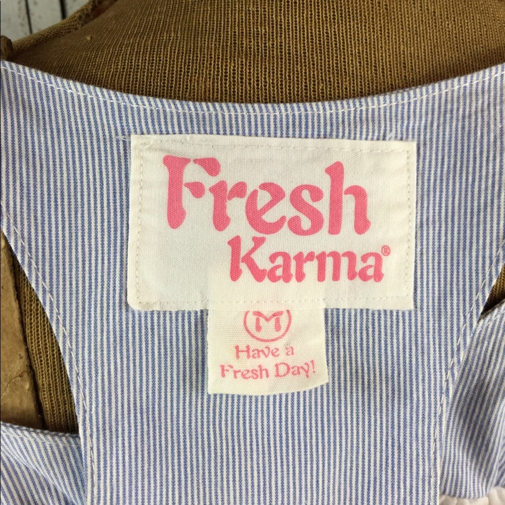 Fresh Karma Frilly Eyelet Racerback Tank. - Picture 5 of 5